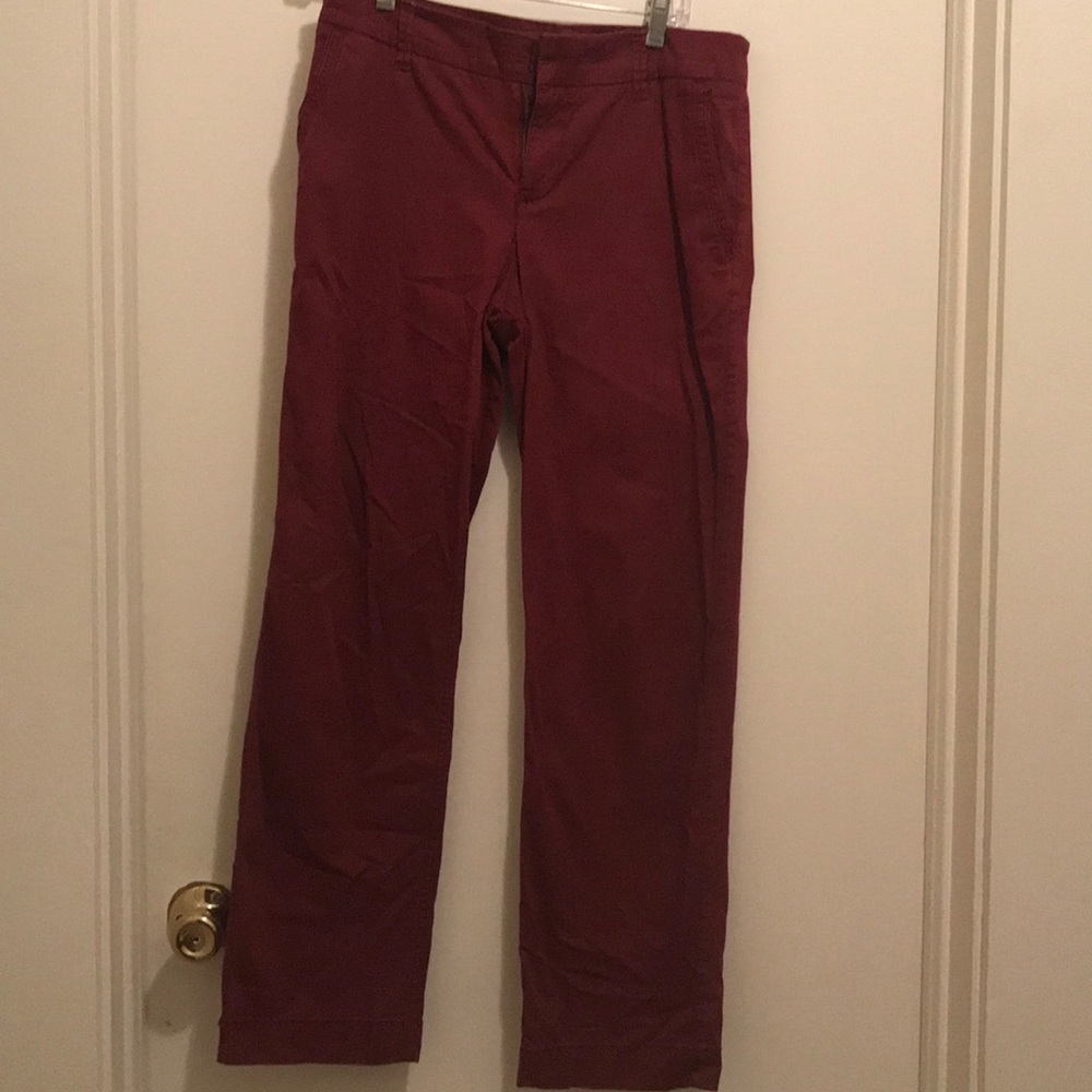 Maroon Slack Pants